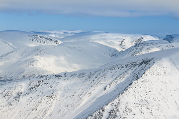 Image showing Snowy mountain