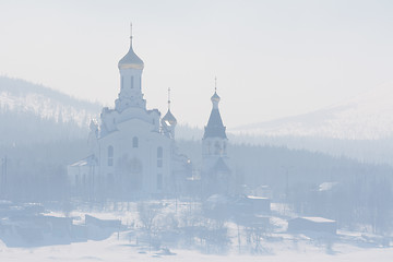 Image showing The Church in the Fog