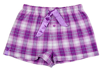 Image showing Plaid pajama pants