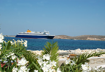 Image showing greek ferry