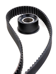 Image showing Roller and timing belt