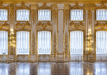 Image showing The windows of the hall of gold