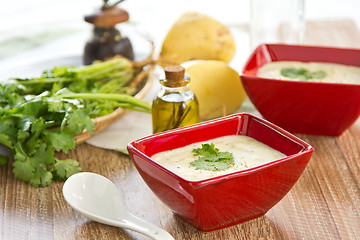 Image showing Potato soup