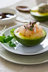 Image showing Avocado and Grapefruit salad