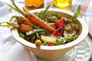 Image showing Grilled vegetables salad