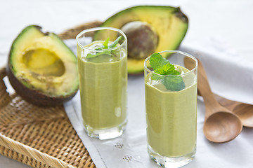 Image showing Avocado smoothie