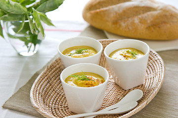 Image showing Corn soup 