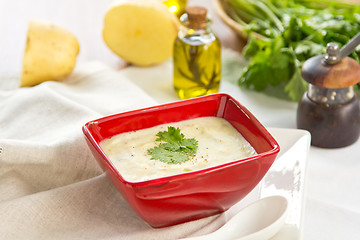 Image showing Potato soup