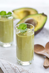 Image showing Avocado smoothie