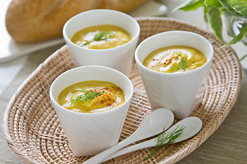 Image showing Corn soup 