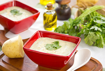 Image showing Potato soup