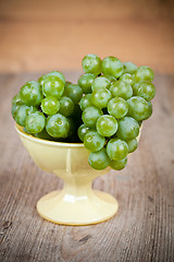 Image showing fresh green grapes
