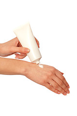 Image showing cosmetic cream for hands