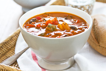 Image showing Minestrone soup