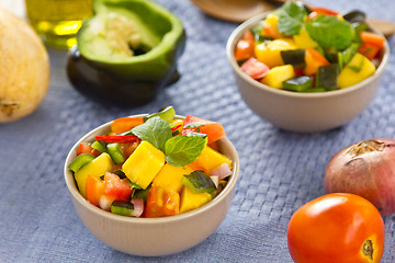 Image showing Mango salsa