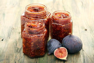 Image showing Jam of figs.