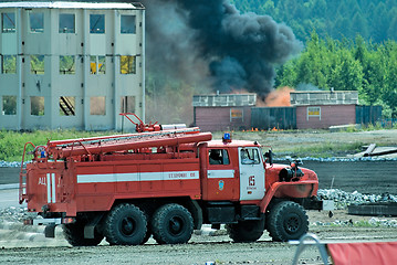 Image showing Russian fire truck