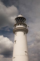 Image showing The white lighthouse