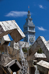 Image showing The tower clock