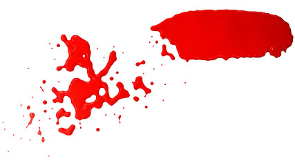 Image showing generated blood spots on the floor in hospital