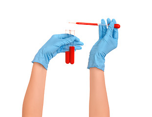 Image showing blood test