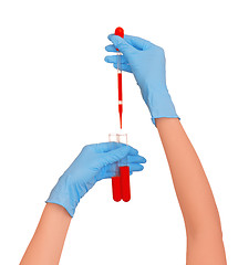 Image showing blood test