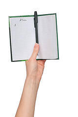 Image showing writing plan