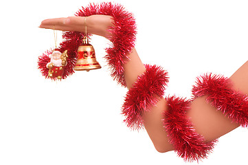 Image showing Christmas-tree decorations