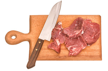 Image showing Slices of the meat