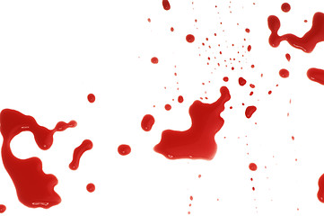 Image showing generated blood spots on the floor in hospital