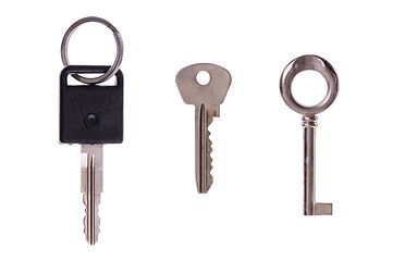 Image showing keys from flat, car and cabinet