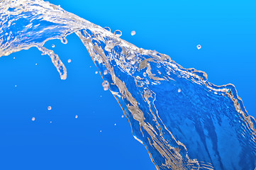 Image showing pouring tropical blue sea water