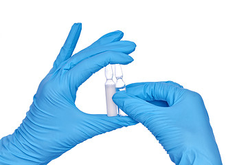 Image showing ampules for making a vaccination