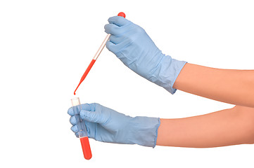 Image showing blood test