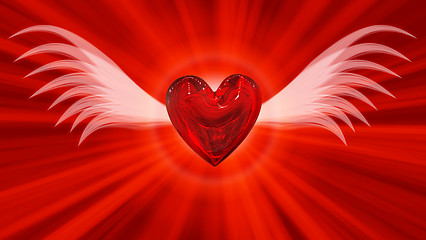 Image showing Big red heart