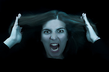 Image showing Angry woman