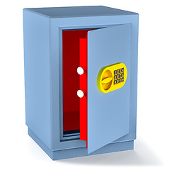 Image showing small empty safe