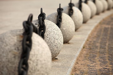 Image showing granite balls