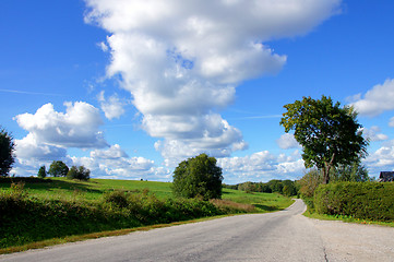 Image showing Road and sky