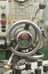 Image showing Detail of drilling machine