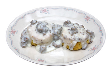 Image showing Bisquits and Gravy
