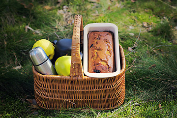 Image showing picnic in the wood