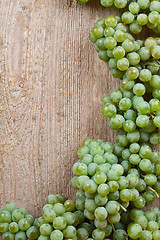 Image showing  fresh green grapes