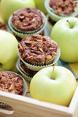 Image showing apple muffins