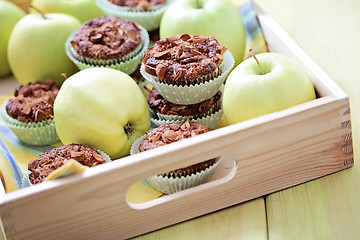 Image showing apple muffins