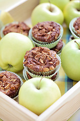 Image showing apple muffins