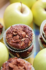 Image showing apple muffins