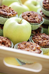 Image showing apple muffins