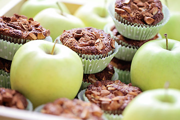 Image showing apple muffins