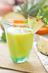Image showing Pineapple and Guava smoothie 